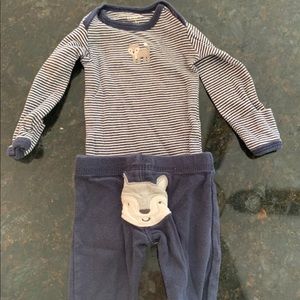 Newborn Carters fox outfit